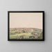 Sonderborg Painting on the island of Als - Søren L. Lange — framed artwork on a wall