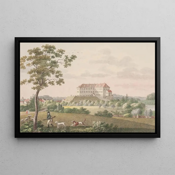 Château de Tranekær sur Langeland - Søren L. Lange — framed artwork on a wall