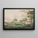 View of a plot near Grønsund in Falster under the Classenske Institute of Agriculture - Søren L. Lange — framed artwork on a wall