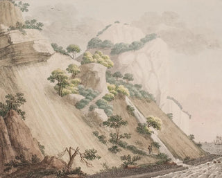 View of a part of the chalk cliffs at Møn called the Queen's Throne - Søren L. Lange — artwork view