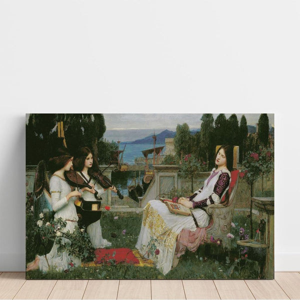 Reproduction of the painting St Cecilia - John William Waterhouse