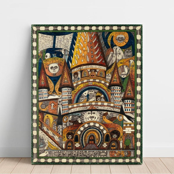 Reproduction of the painting St. Vinzentz-Münster, in Bern - Adolf Wölfli