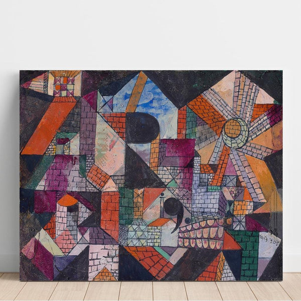 Reproduction of the painting R City Painting - Paul Klee