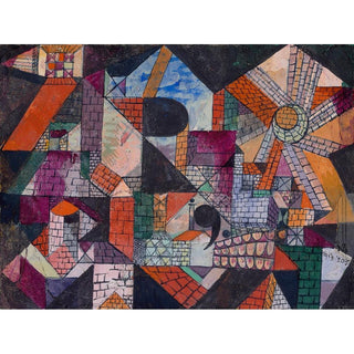 Stadt R - Paul Klee | Reproduction Tableau Décoration murale affiche copie