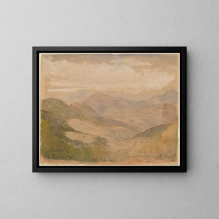 Montagnes Blue Ridge - Stanford White — framed artwork on a wall