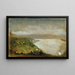 View of the Hudson River from the Catskills - Stanford White — framed artwork on a wall