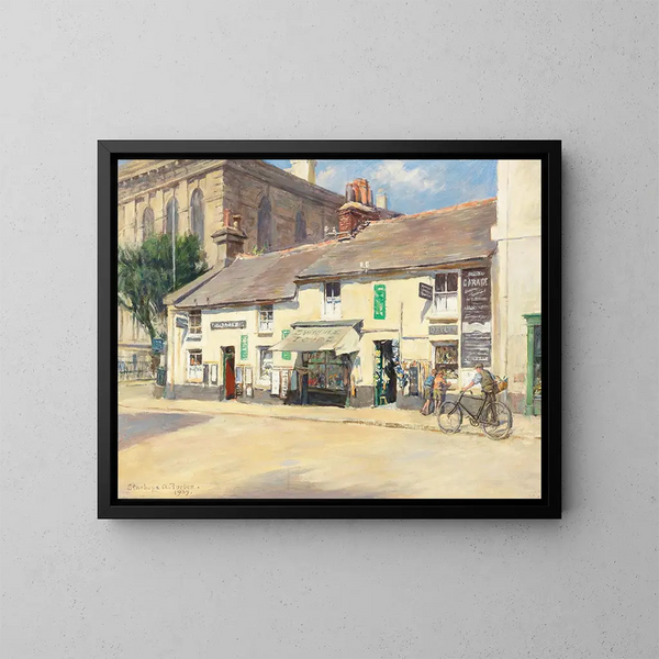 A historic district of Penzance - Stanhope Alexander Forbes — framed artwork on a wall