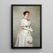 Portrait of Helena Cerchowa - Stanisław Cercha — framed artwork on a wall