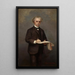Portrait of Maksymilian Cercha - Stanisław Cercha — framed artwork on a wall