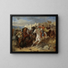 Episode of the Austro-Turkish Wars - Stanisław Chlebowski — framed artwork on a wall