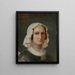 Portrait of Ludwika Czajkowska née Niadecka 1802-1866 wife of Michał Sadyk Pacha - Stanisław Chlebowski — framed artwork on a wall