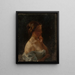 Study of a Young Woman - Stanisław Chlebowski — framed artwork on a wall