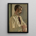 Self-portrait (Conflict of cases) - Stanisław Dębicki — framed artwork on a wall