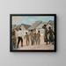 Vers le cheder - Stanisław Dębicki — framed artwork on a wall