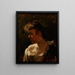 Study of a Woman - Stanisław Fabijański — framed artwork on a wall