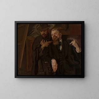 Discussion - Stanisław Lentz — framed artwork on a wall