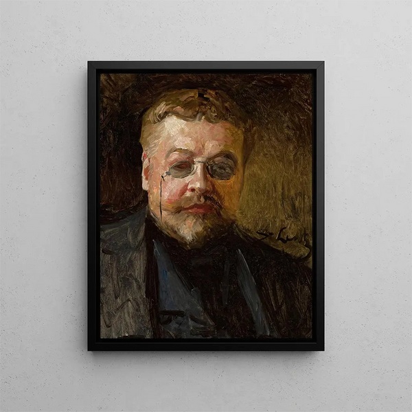 Portrait of Henryk Piątkowski - Stanisław Lentz — framed artwork on a wall