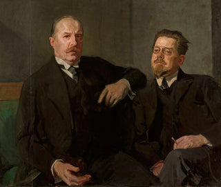 Portrait of Weysenhoff and Władysłysław Reymont - Stanisław Lentz — artwork view
