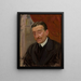 Portrait Painting of Zdzisław Lubomirski - Stanisław Lentz — framed artwork on a wall
