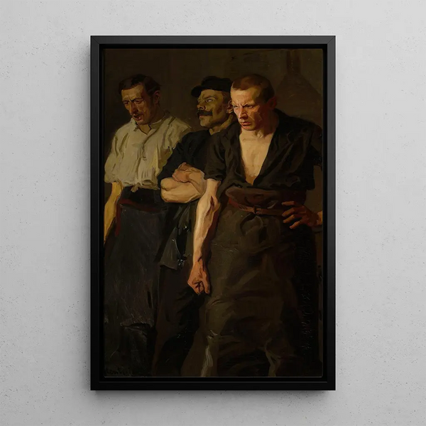 Strike - Stanisław Lentz — framed artwork on a wall