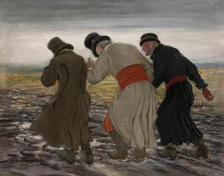 Drunken Peasants - Stanisław Masłowski — artwork view
