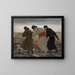 Drunken Peasants - Stanisław Masłowski — framed artwork on a wall
