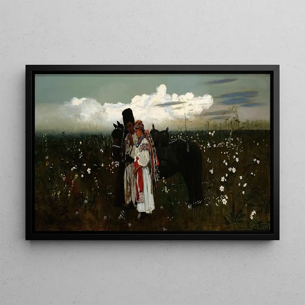 La Dumka de Jarema - Stanisław Masłowski — framed artwork on a wall
