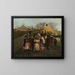 Discussing on a rural road - Stanisław Masłowski — framed artwork on a wall