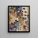 Casquettes - Stanisław Osostowicz — framed artwork on a wall