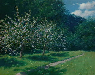 Apple Blossom Trees - Stanisław Witkiewicz — artwork view