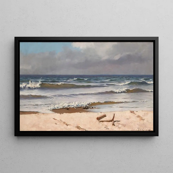 Côte à Poga - Stanisław Witkiewicz — framed artwork on a wall