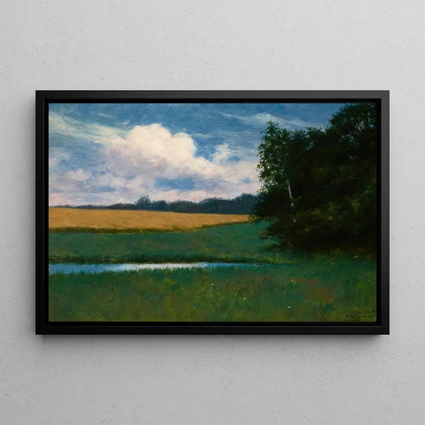 Twilight - Stanisław Witkiewicz — framed artwork on a wall