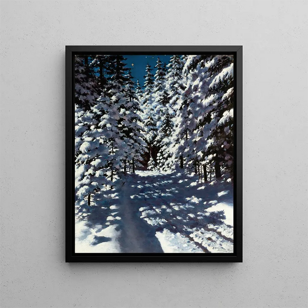 Forest - Stanisław Witkiewicz — framed artwork on a wall