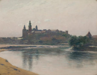 Wawel Painting on the Vistula Side - Stanisław Witkiewicz — artwork view