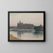 Wawel Painting on the Vistula Side - Stanisław Witkiewicz — framed artwork on a wall
