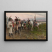 the Napoleonic epic, Gypsy woman - Stanisław Wolski — framed artwork on a wall