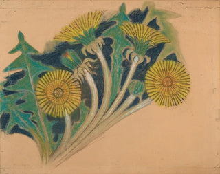Flowering Dandelion. Wall decoration project for the Bieczu church - Stanisław Wyspiański — artwork view