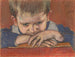 Mietek s'appuyant sur les mains - Stanisław Wyspiański — artwork view