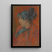 Parisienne Study of Portrait - Stanisław Wyspiański — framed artwork on a wall