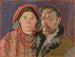 Self-portrait with my wife - Stanisław Wyspiański — artwork view