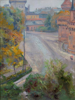 Stanisaw Wyspiaski - The Barbican and the Floriaska Street View from Zacisze Street.webp