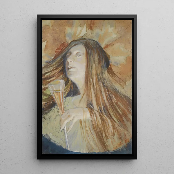 The Last Glass - Stanisław Wyspiański — framed artwork on a wall
