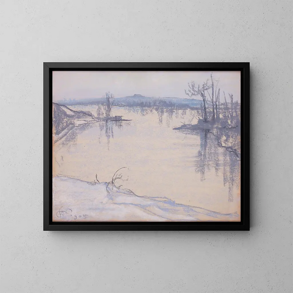 Vise sous Cracovie - Stanisław Wyspiański — framed artwork on a wall