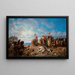 the Death of Ladislas Jagiellon near Varna - Stanisław von Chlebowski — framed artwork on a wall
