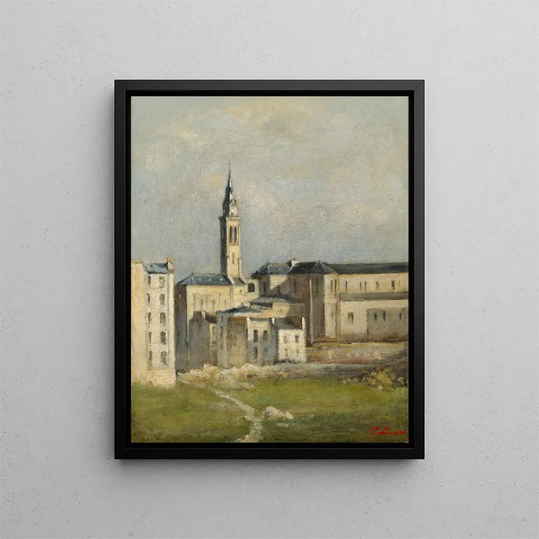 Environs of Caen - Stanislas Lépine — framed artwork on a wall