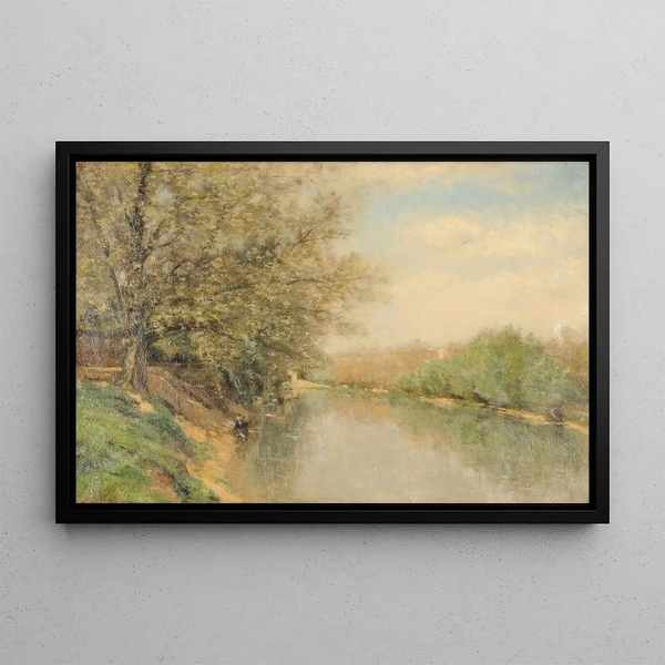 La Marne à Charenton - Stanislas Lépine — framed artwork on a wall