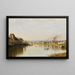 La Seine devant Saint-Denis - Stanislas Lépine — framed artwork on a wall