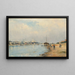 La Seine, le Trocadéro et le pont de Grenelle vus du quai de Javel - Stanislas Lépine — framed artwork on a wall