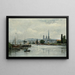La Seine, Rouen - Stanislas Lépine — framed artwork on a wall