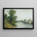La Seine au pont de Neuilly - Stanislas Lépine — framed artwork on a wall